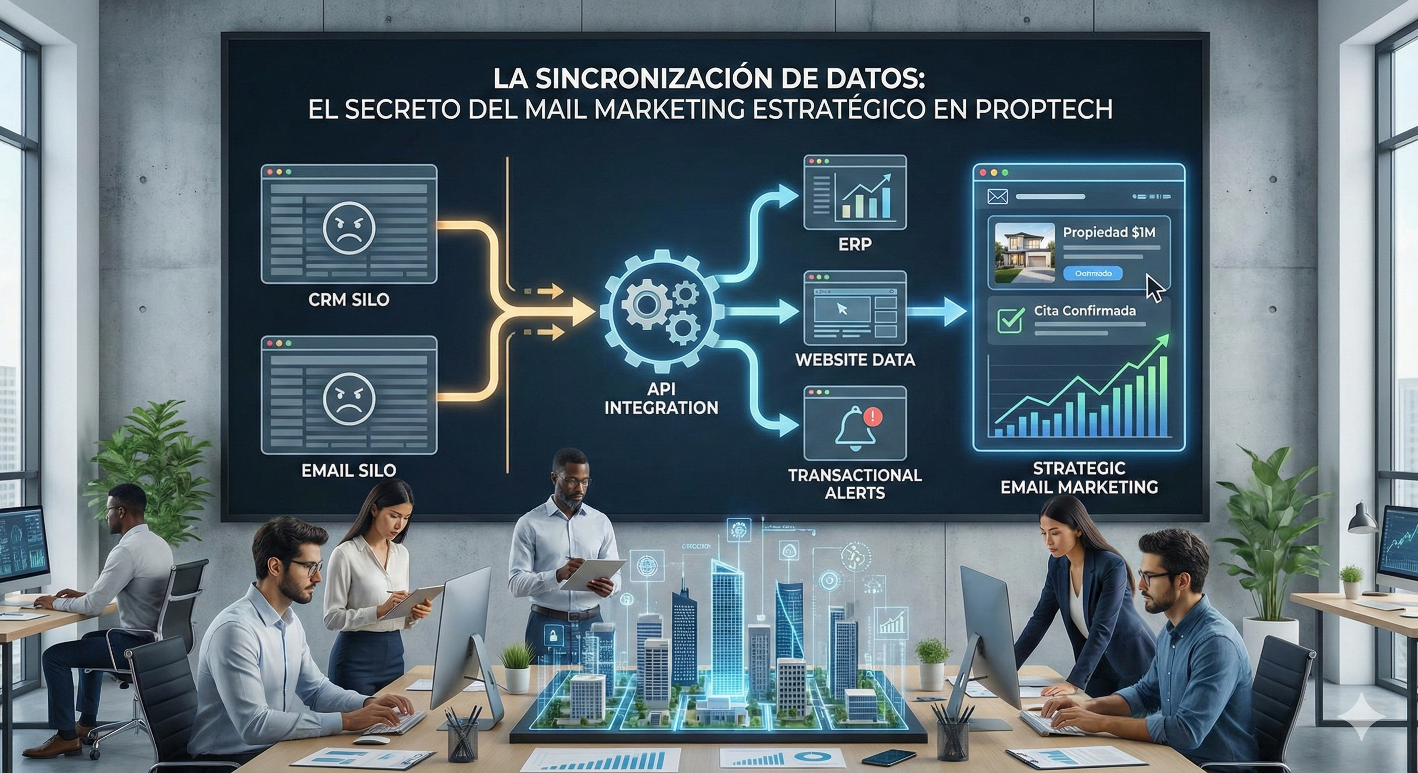 La Sincronización de Datos: El Secreto del Mail Marketing Estratégico en Proptech